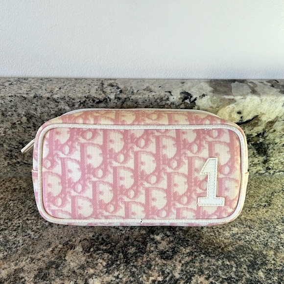 Christian Dior Trotter Canvas Cosmetics Pouch - Picture 2 of 9